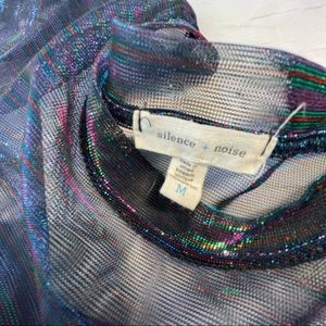 Sparkly Mesh crop top